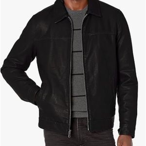 Men’s Tommy Hilfiger, size medium brown leather jacket